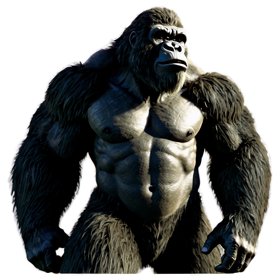 King Kong Towering Figure Png 15