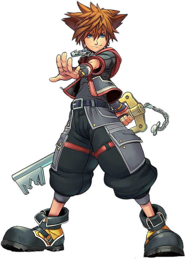 Kingdom Hearts 3 Sora Render , Png Download - Sora Kingdom Hearts Fanart, Transparent Png PNG with transparent background