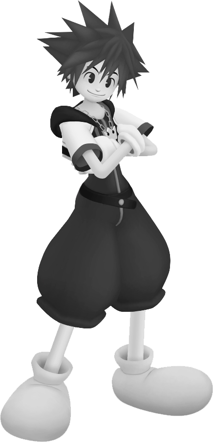 Kingdom Hearts Sora Character Render