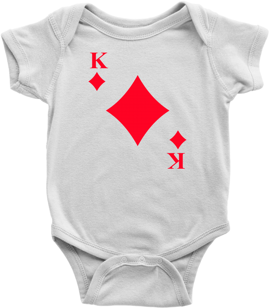 Kingof Diamonds Baby Onesie