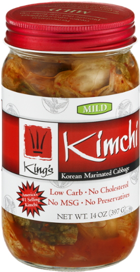 Kings Korean Kimchi Mild14oz Jar