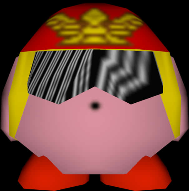 Kirby Blurred Background PNG with transparent background