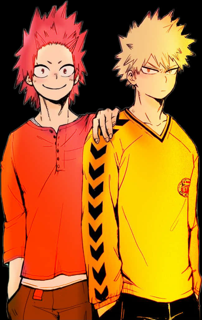 #kirishima #bakugou #kiribaku #bakushima #bakugoukatsuki - Kirishima And Bakugou Png, Transparent Png PNG with transparent background