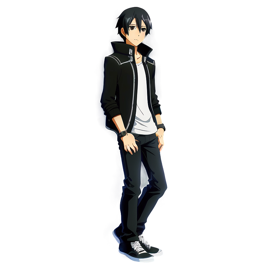 Kirito Casual Outfit PNG 06232024 PNG with transparent background