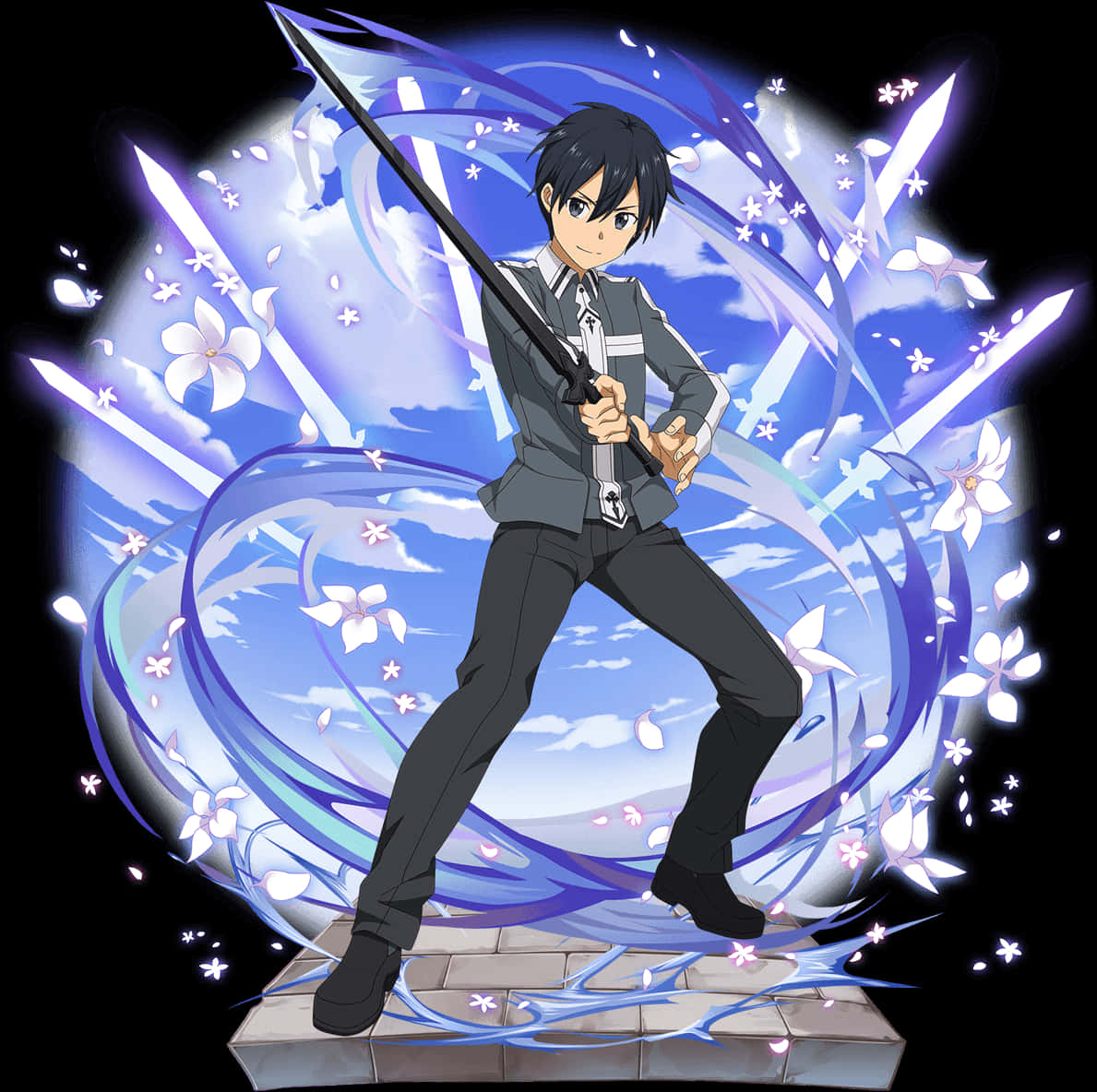 Kirito Sword Art Online Action Pose