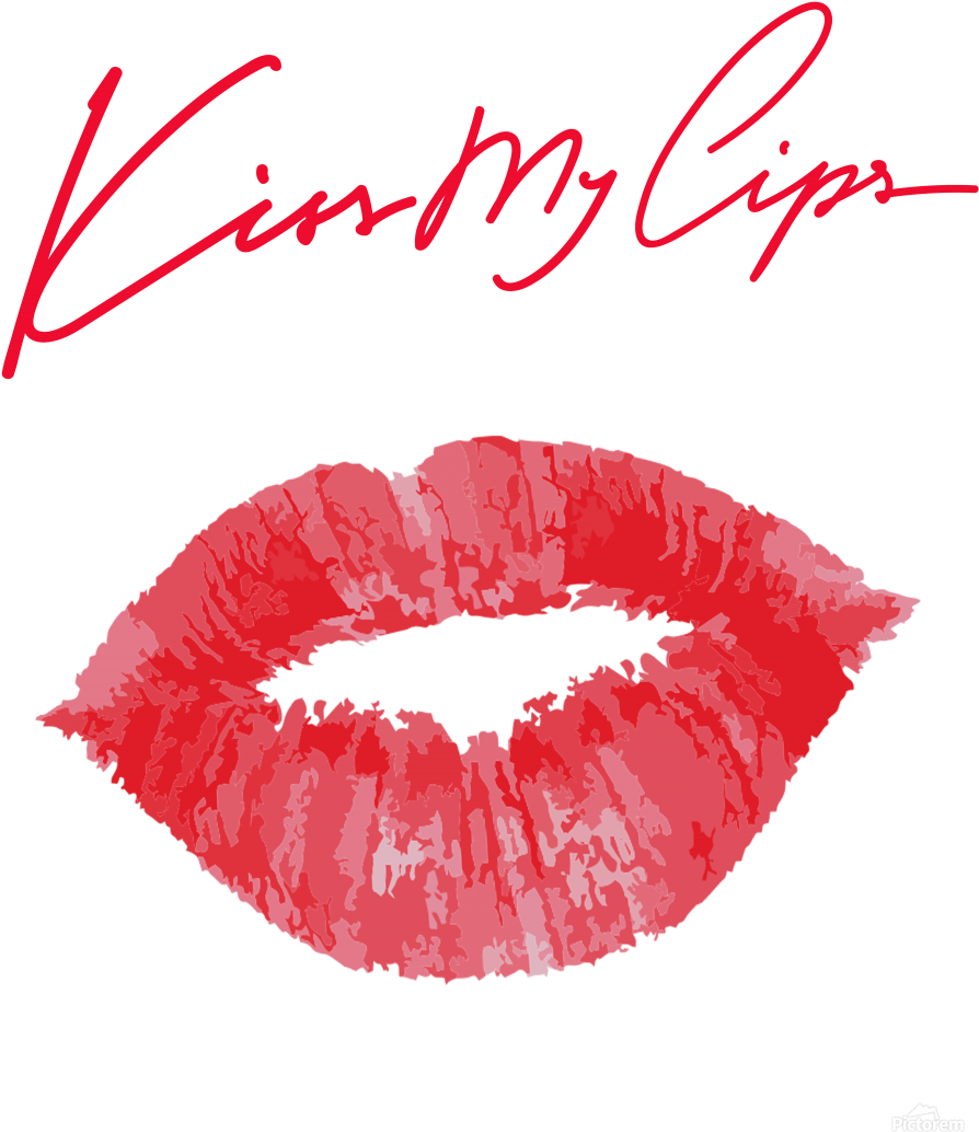 Kiss123a Print - Red Lipstick Kiss, HD Png Download PNG image with a transparent background, free high-resolution download