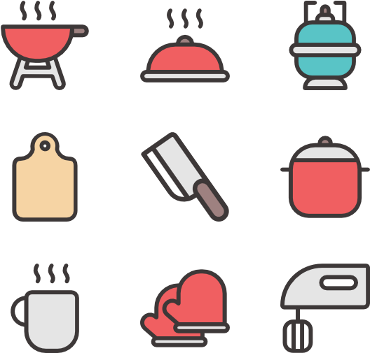 Kitchen - Kitchen Icons, HD Png Download PNG image with a transparent background, free high-resolution download