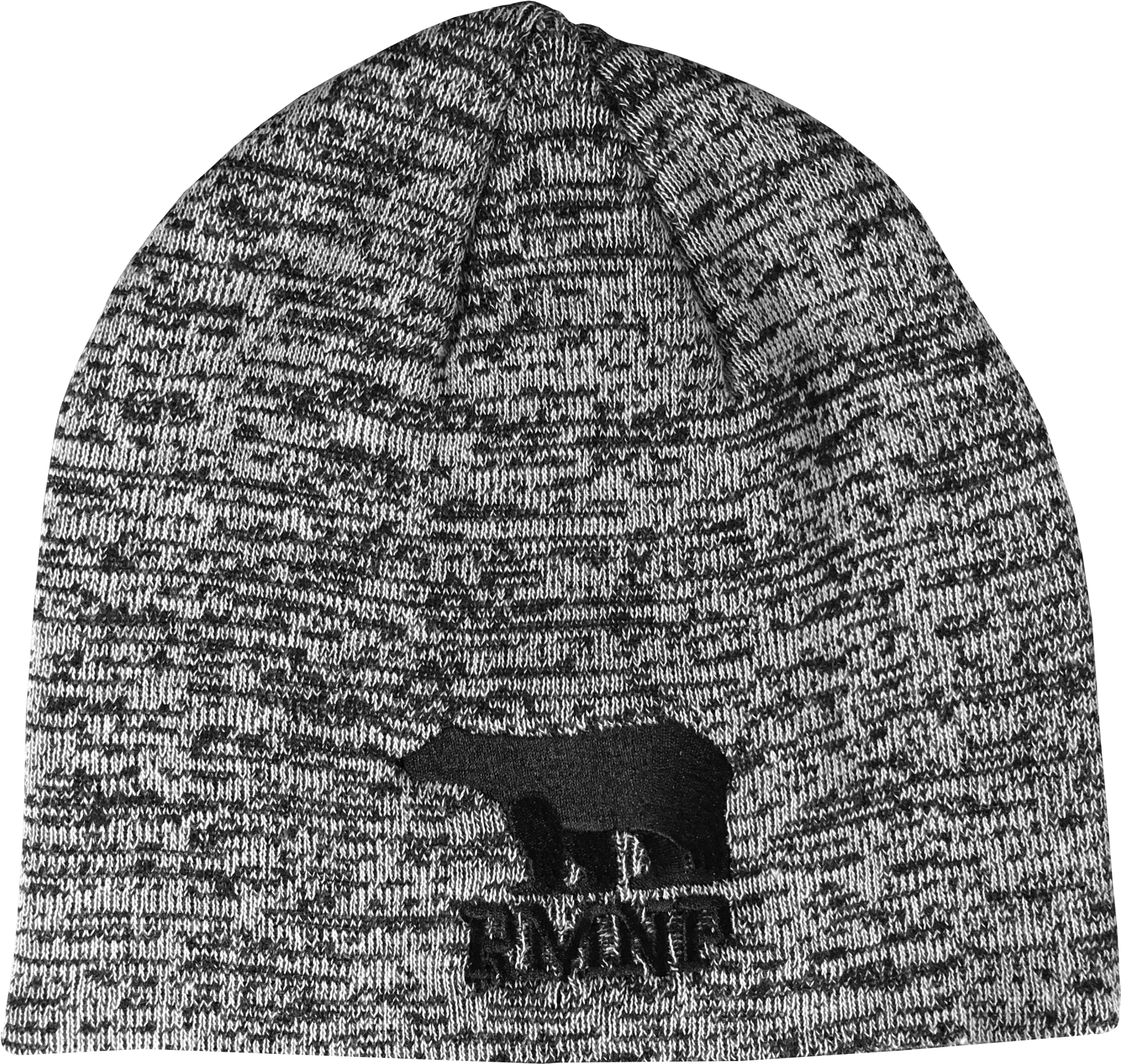 Knit Beaniewith Bear Logo