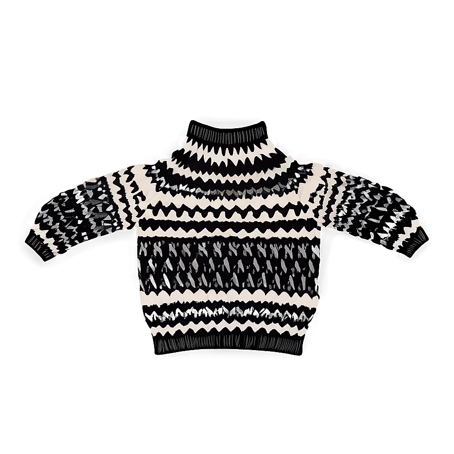 Knit Black Sweater Png 06132024 Image