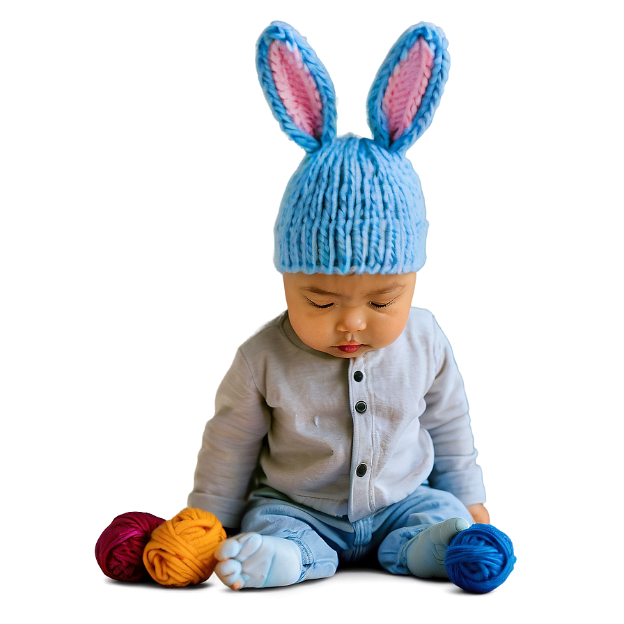 Knit Bunny Hat Handmade Png Ymd