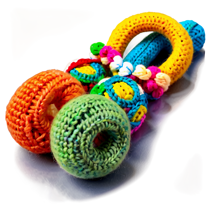 Knitted Baby Rattle Png 06202024