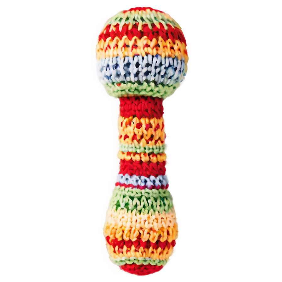 Knitted Baby Rattle Png 06202024