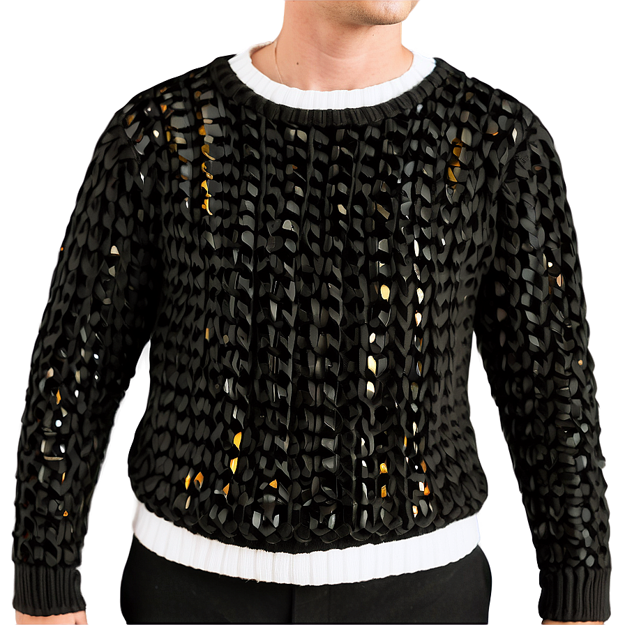 Knitted Crewneck Jumper Png Ana8