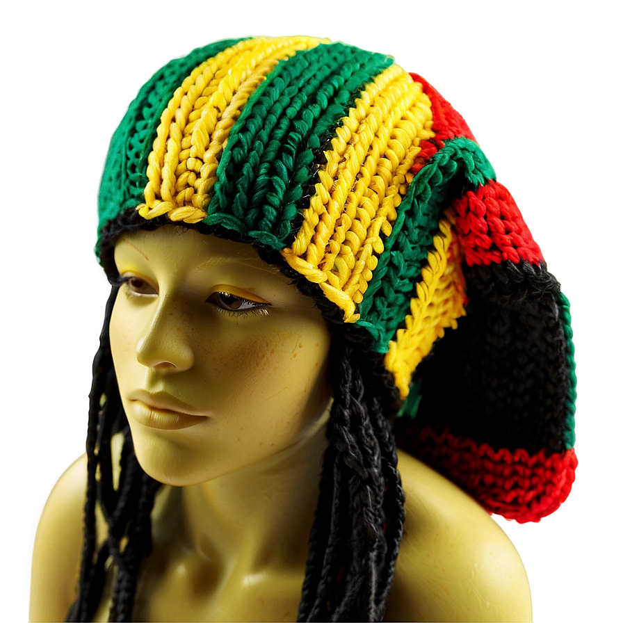 Knitted Rasta Hat Pattern Png Vhu42