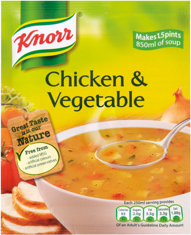 Knorr Chicken Vegetable Soup, HD Png Download PNG with transparent background
