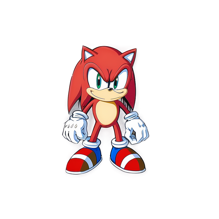 Knuckles Sonic Characters Png 06132024