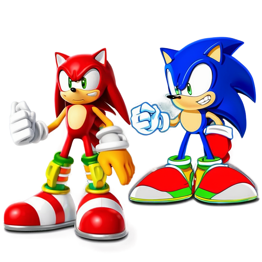 Knuckles Sonic Characters Png Alk81