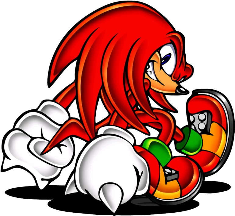 Knuckles The Echidna Pose