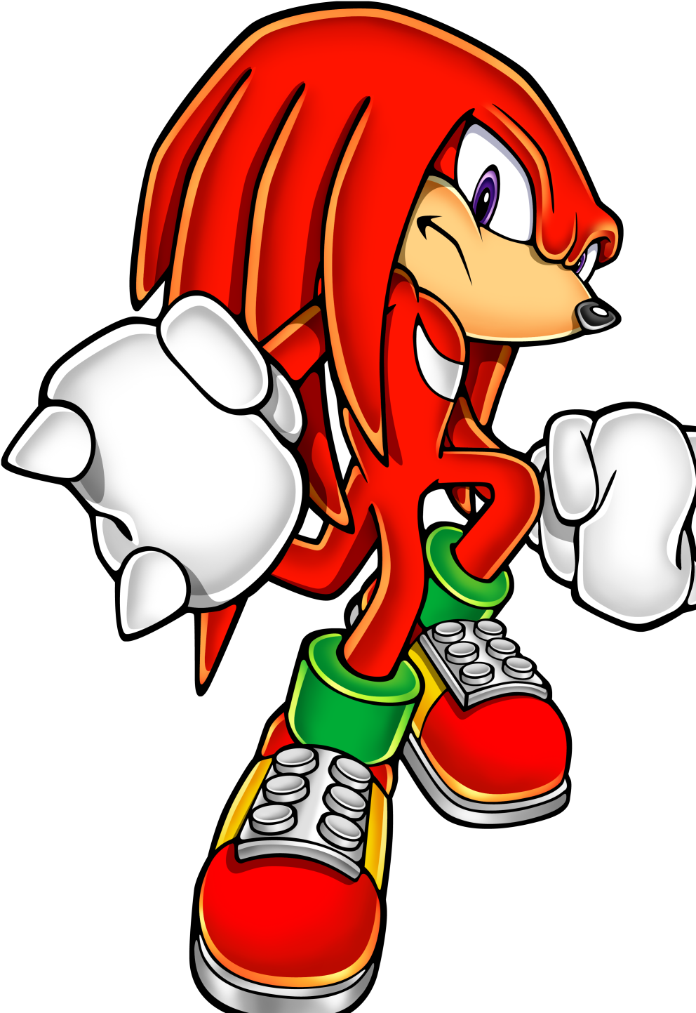 Knuckles The Echidna Standing Pose