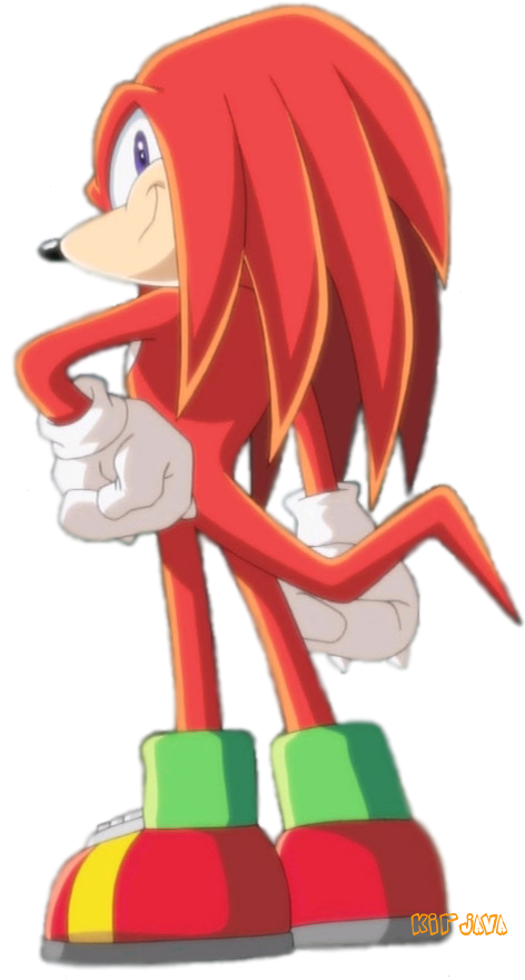 Knuckles The Echidna Standing