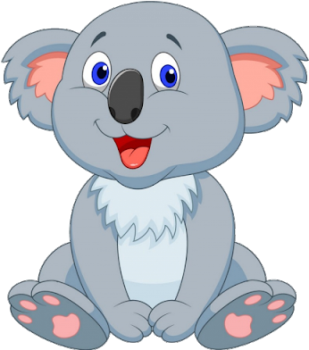 Koala Bear - Cartoon Koala With Transparent Background PNG with transparent background