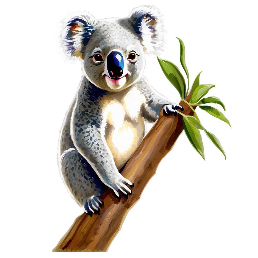 Koala Family Drawing Png Mhg