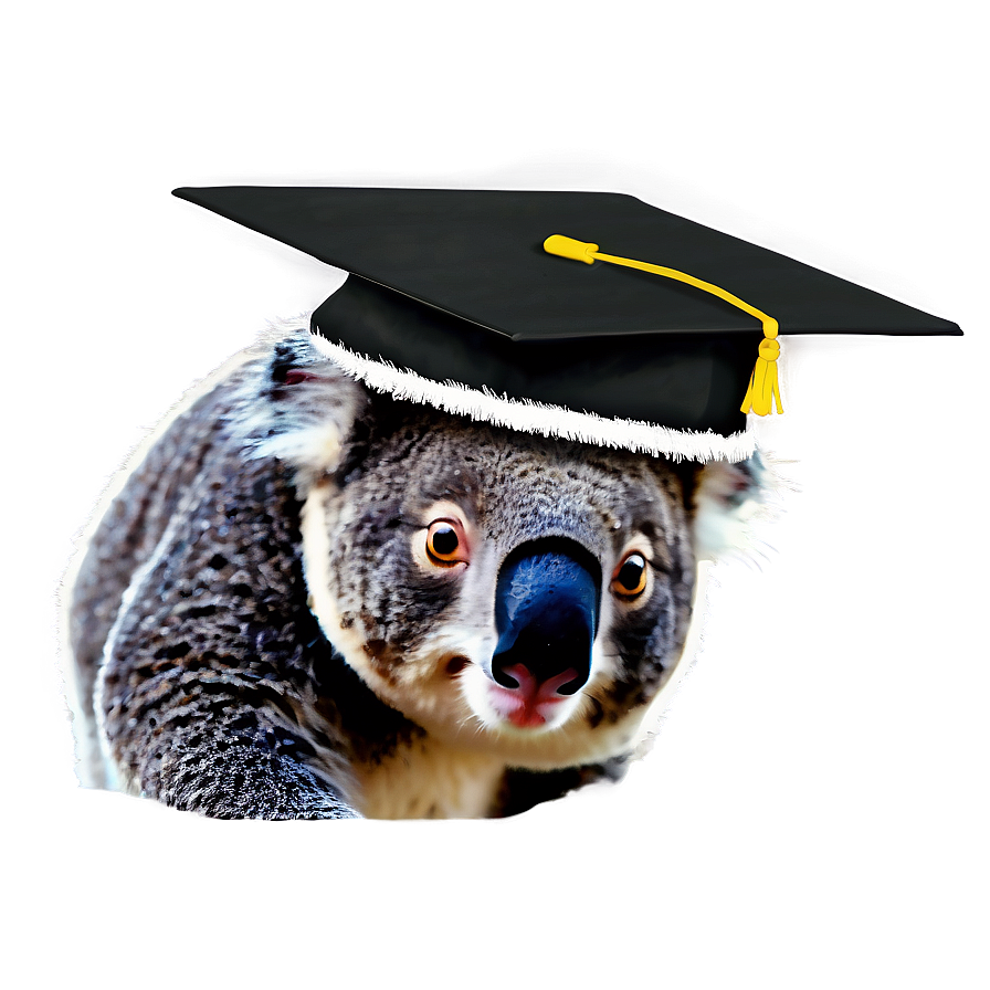 Koala Graduation Cap Png Aep