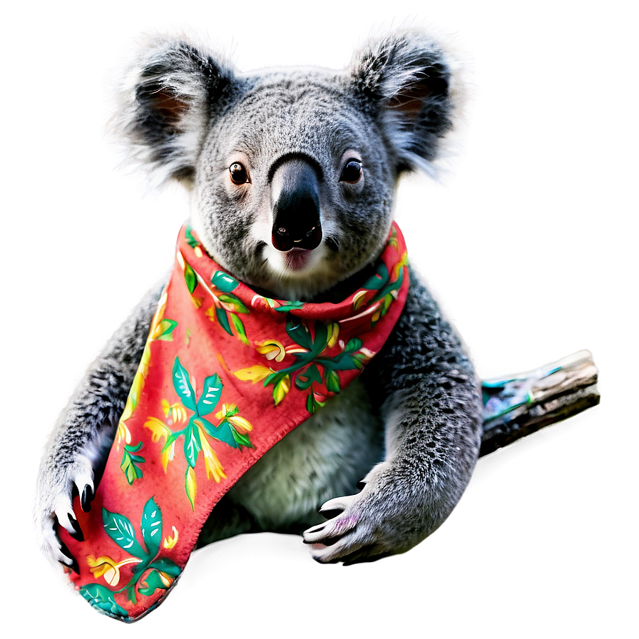 Koala Winter Scarf Png 06112024