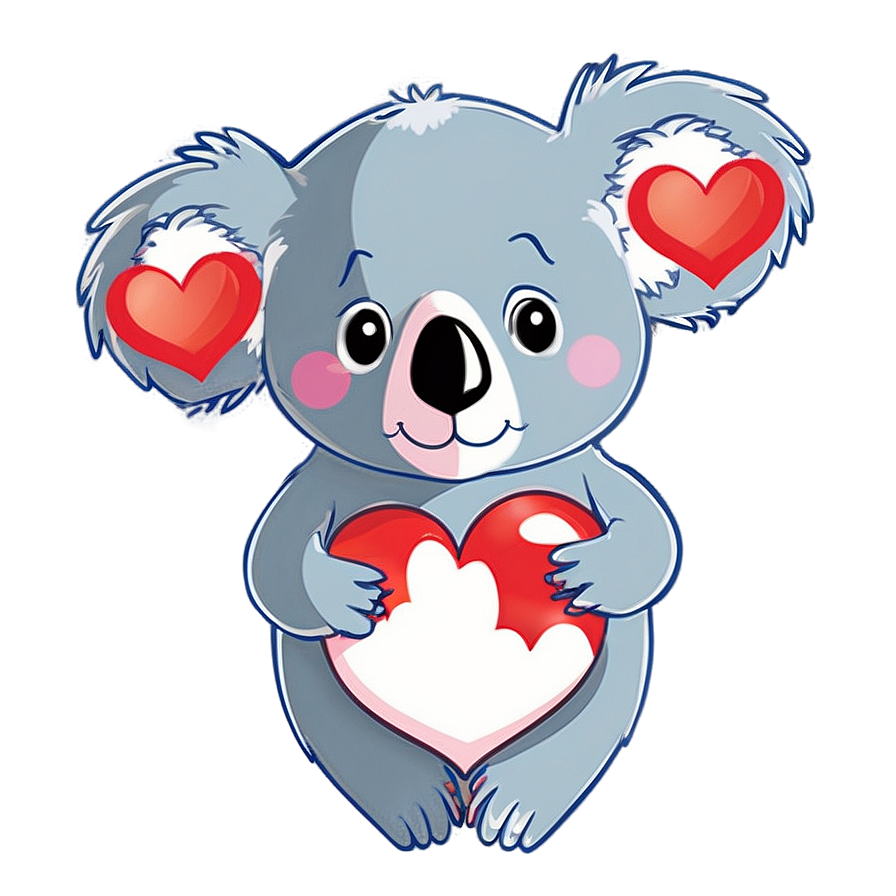 Koala With Heart Png Sqv90