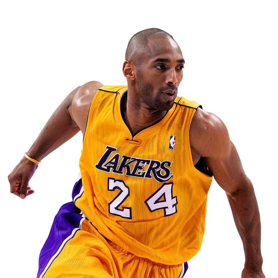 Kobe Bryant in Motion PNG ovi36 PNG with transparent background
