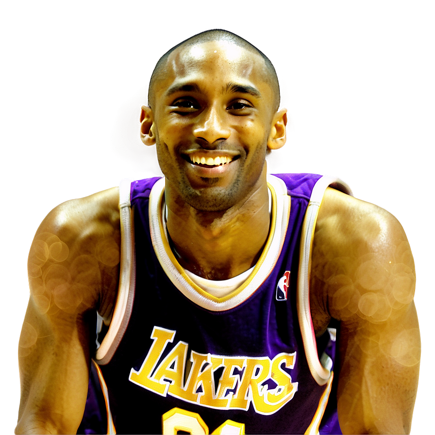 Kobe Bryant Vintage Photo PNG 05212024 PNG with transparent background