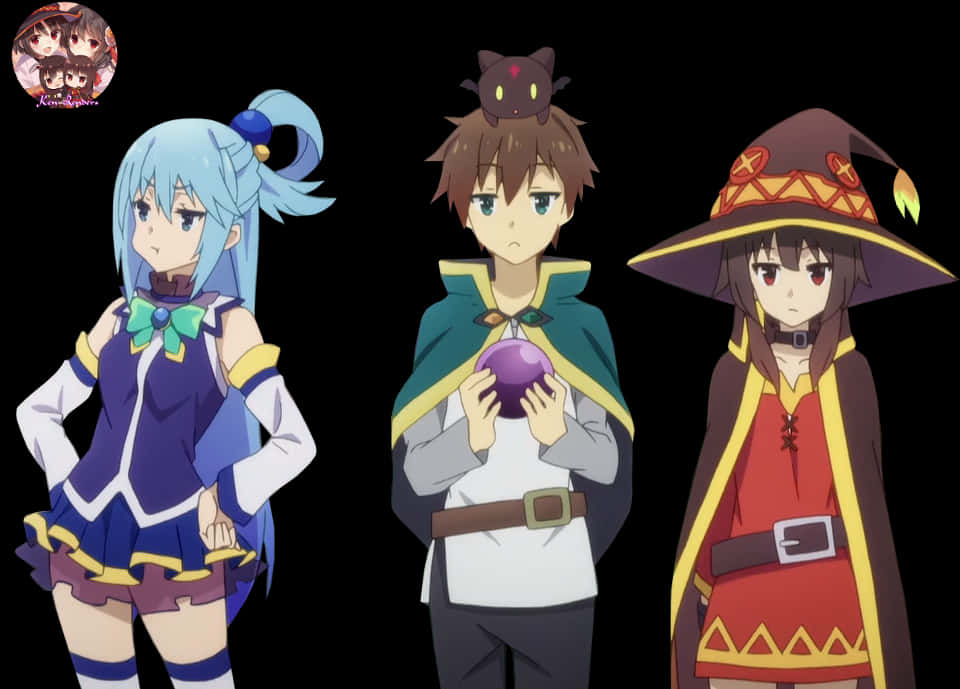 Kono Suba Characters Meguminand Party