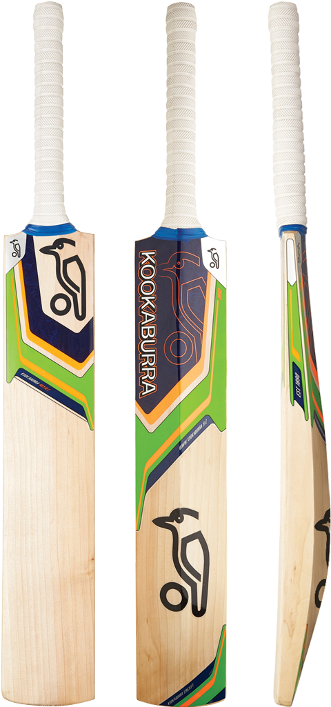 Kookaburra Cricket Bat Three Views