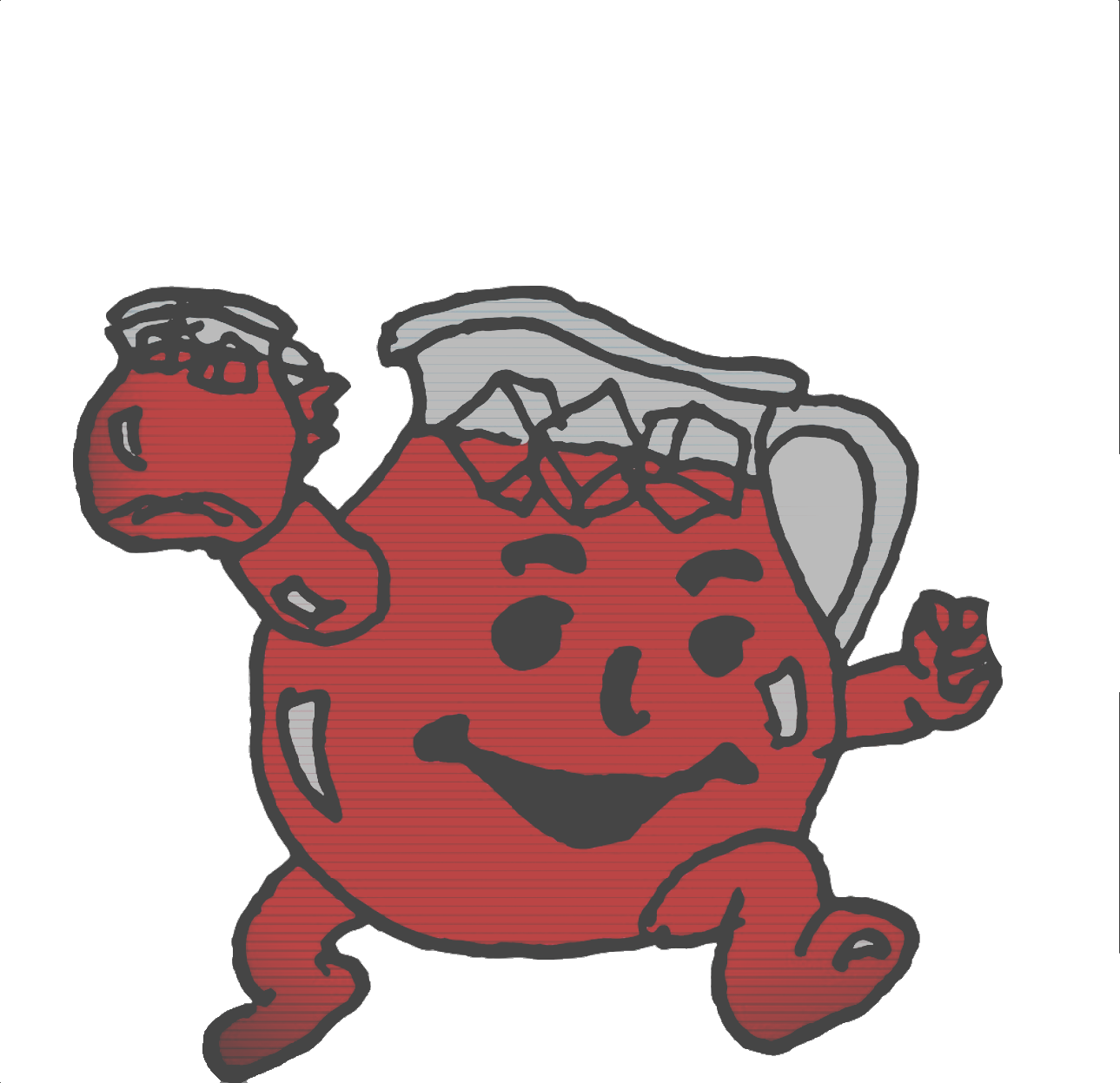 Kool Aid Man Character Illustration