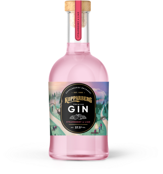 Kopparberg Strawberry Lime Gin Bottle