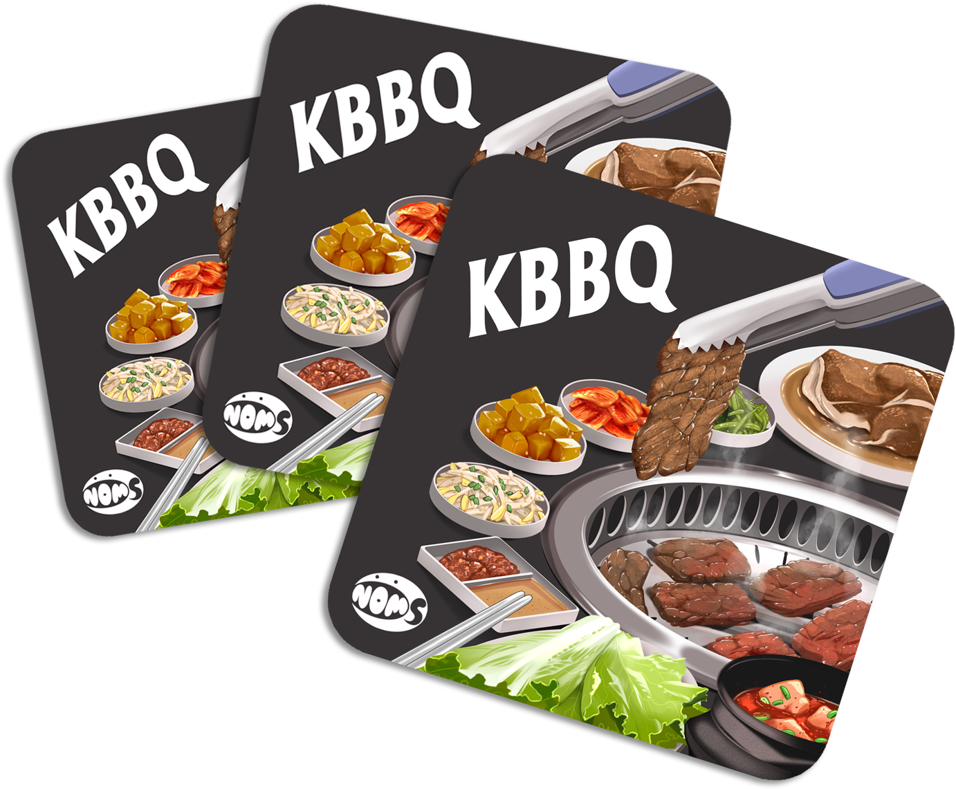 Korean B B Q Feast Illustration