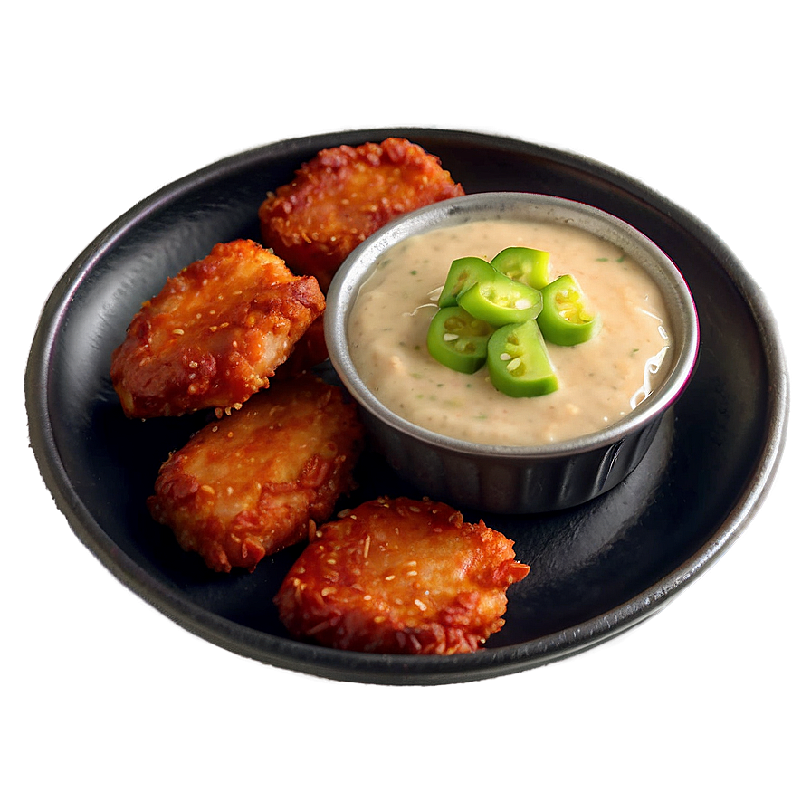 Korean BBQ Chicken Nuggets PNG sdq PNG with transparent background