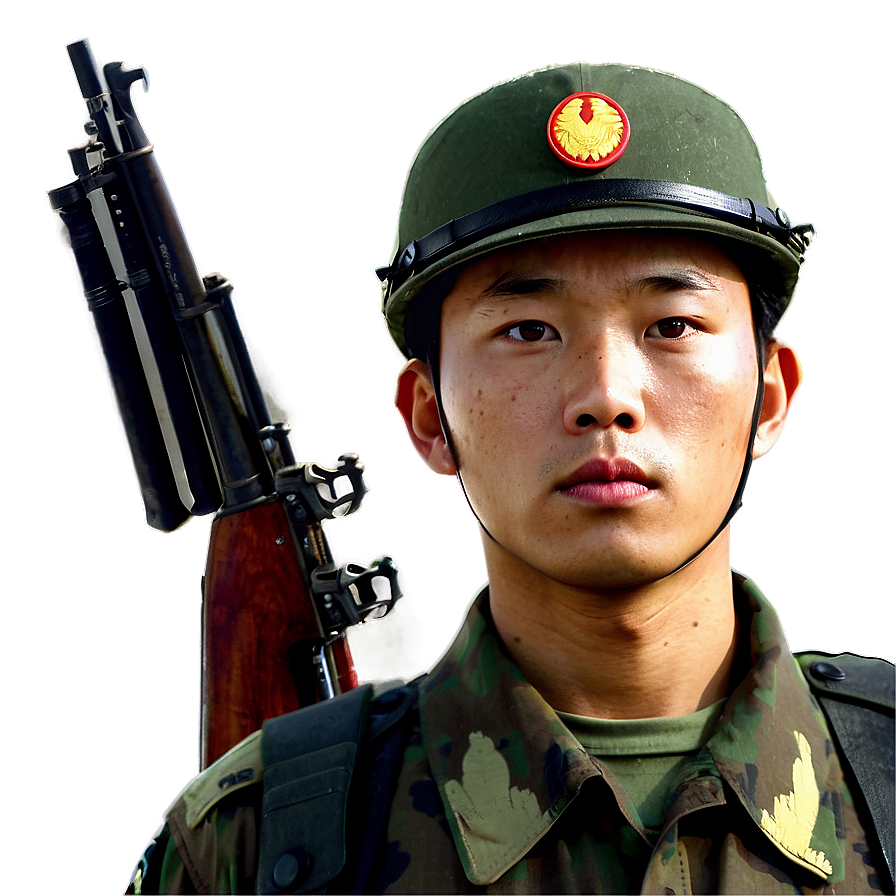 Korean People's Army Soldier Png Edx