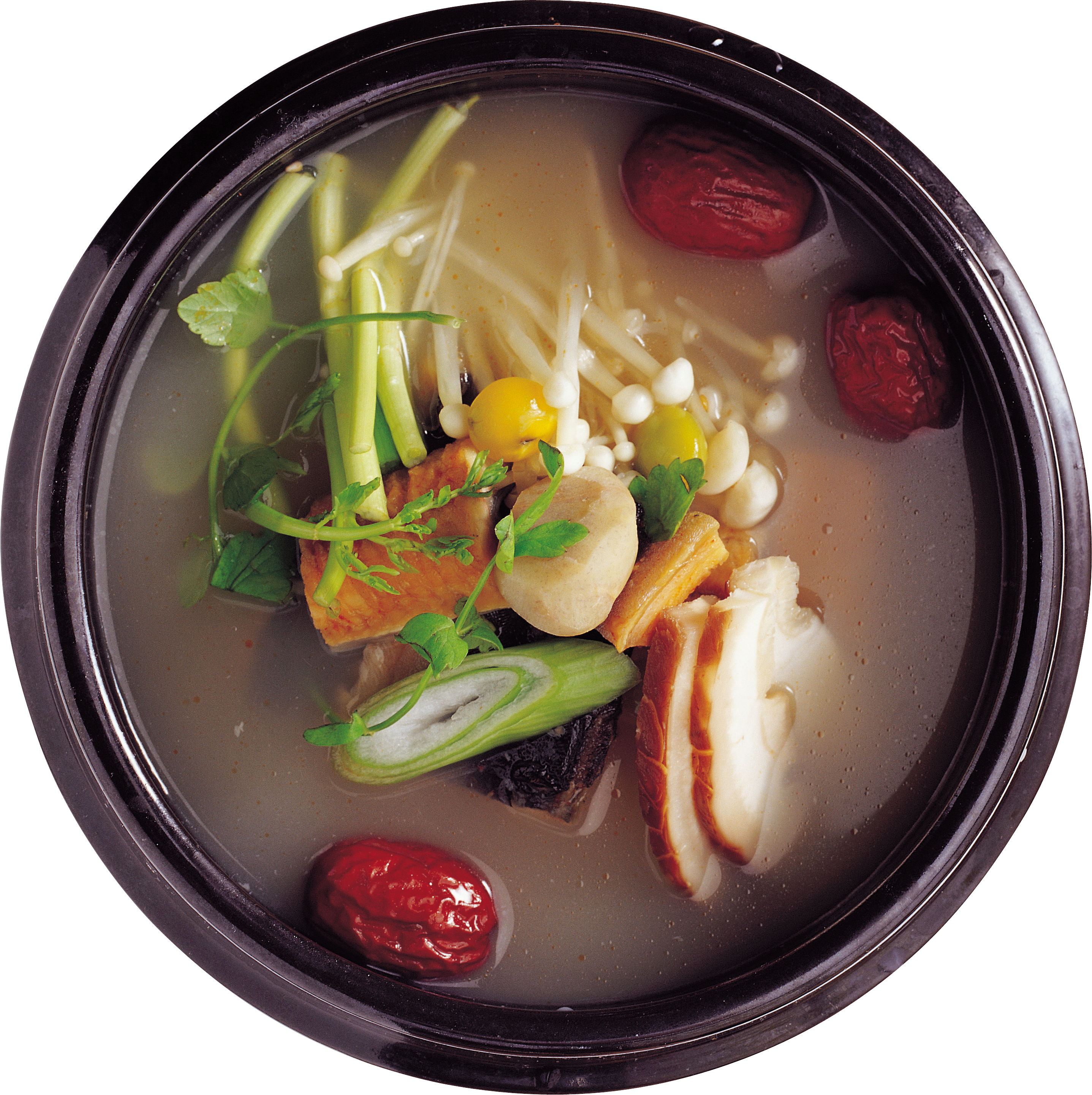 Korean Samgyetang Traditional Soup