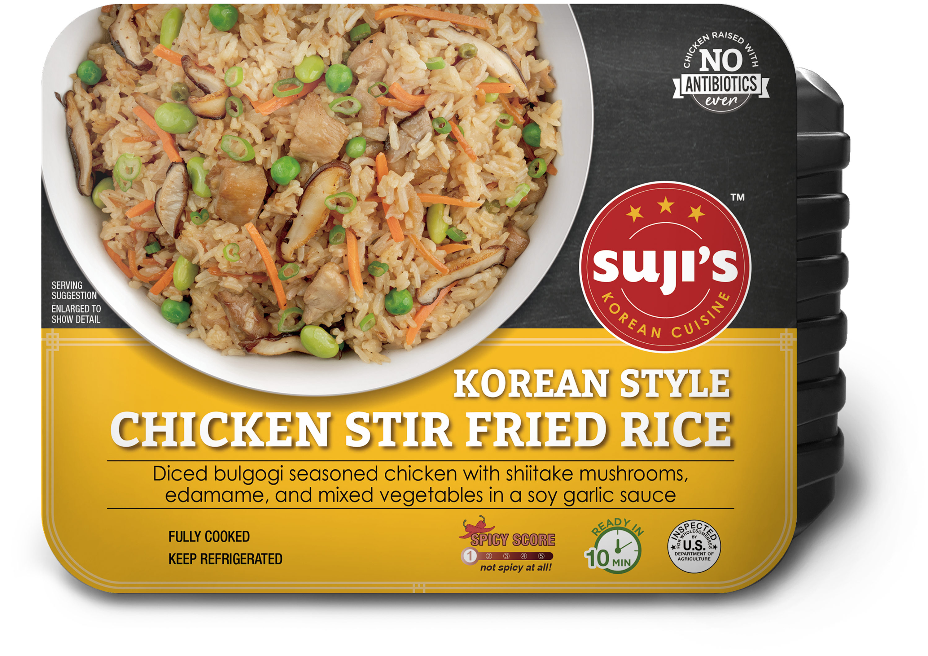 Korean Style Chicken Stir Fried Rice Packaging