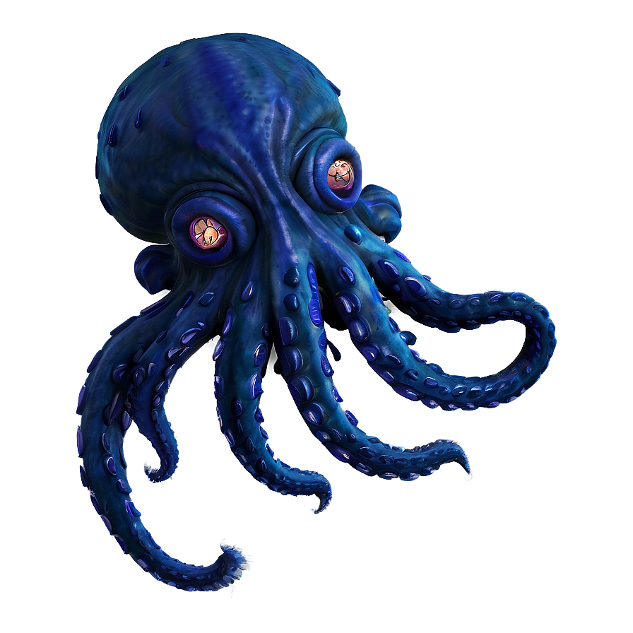 Kraken In Night Sea Png 5