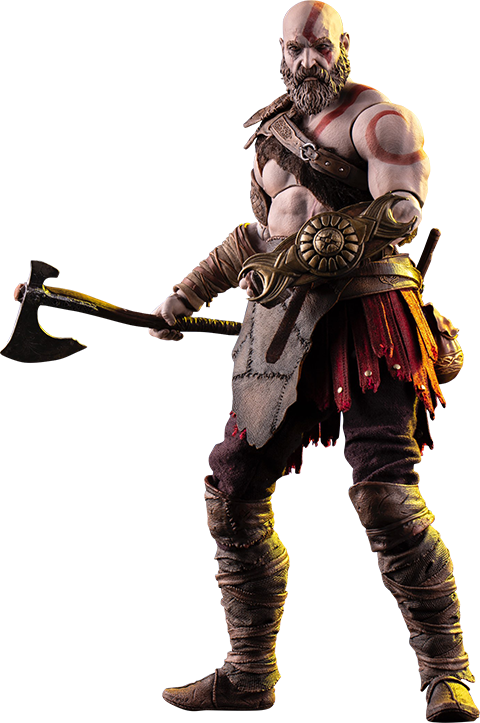 Kratos Godof War Axe Pose