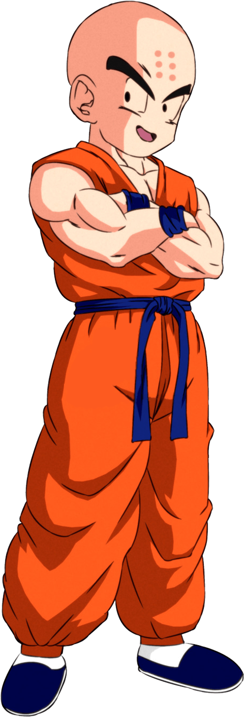 Krillin Confident Stance