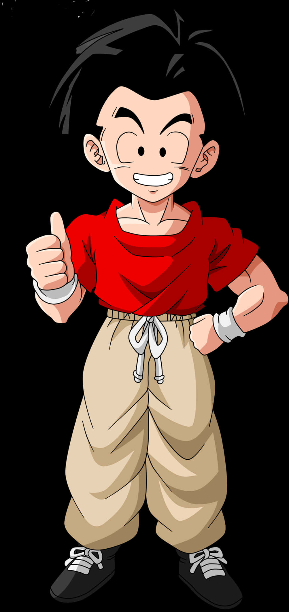 Krillin Dragon Ball Gt - Ball Z Krillin With Hair, HD Png Download PNG with transparent background