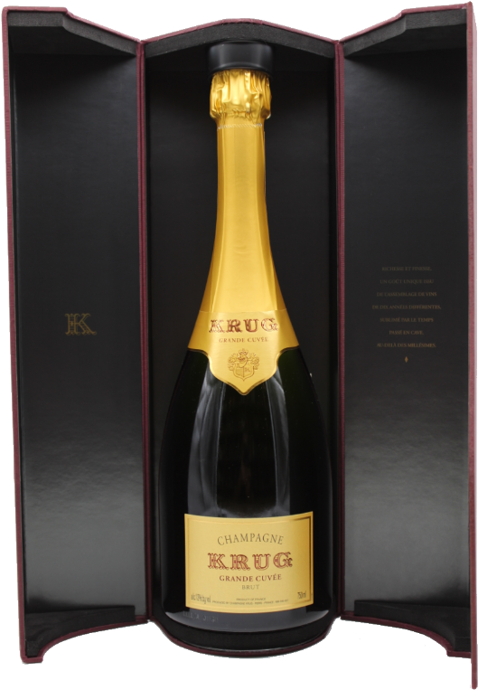 Krug Champagne Bottle Presentation