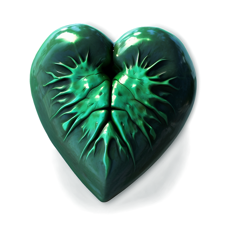 Kryptonite Heart Png 06242024