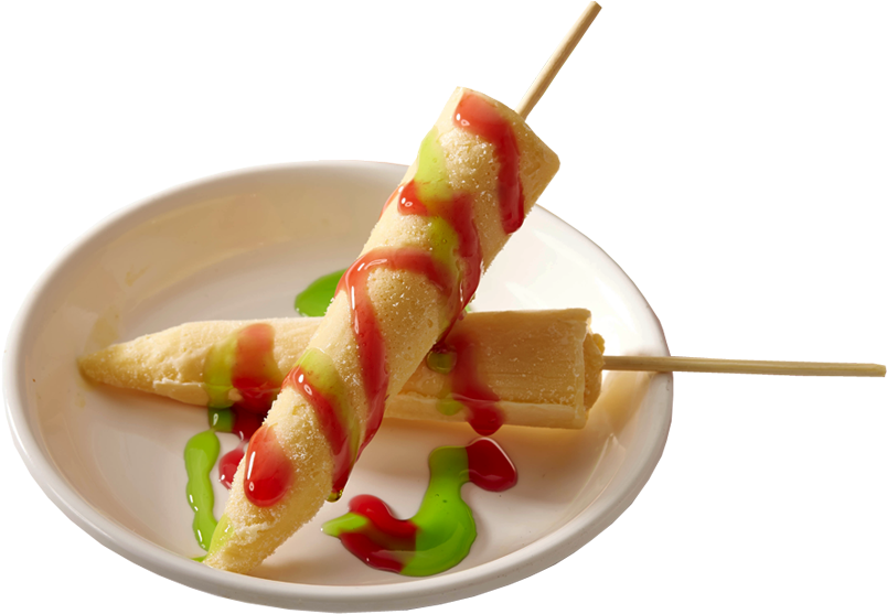 Kulfi Dessertwith Syrup Drizzle