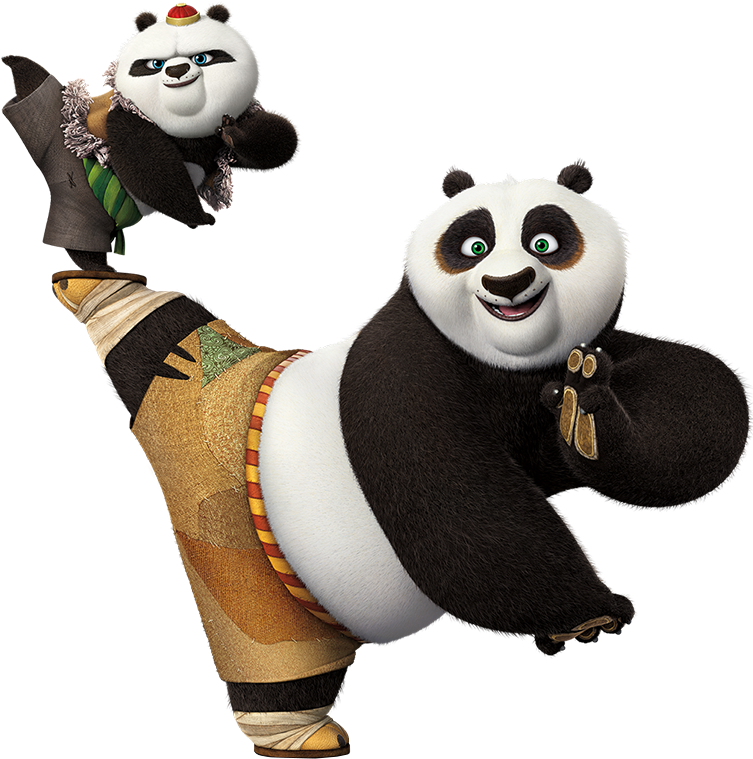 Kung Fu Panda Duo Pose