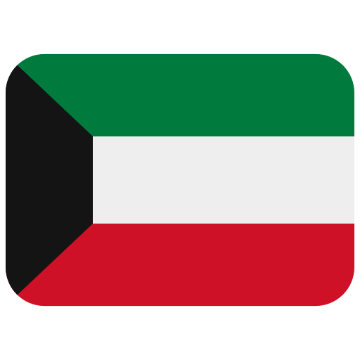 Kuwait National Flag PNG with transparent background