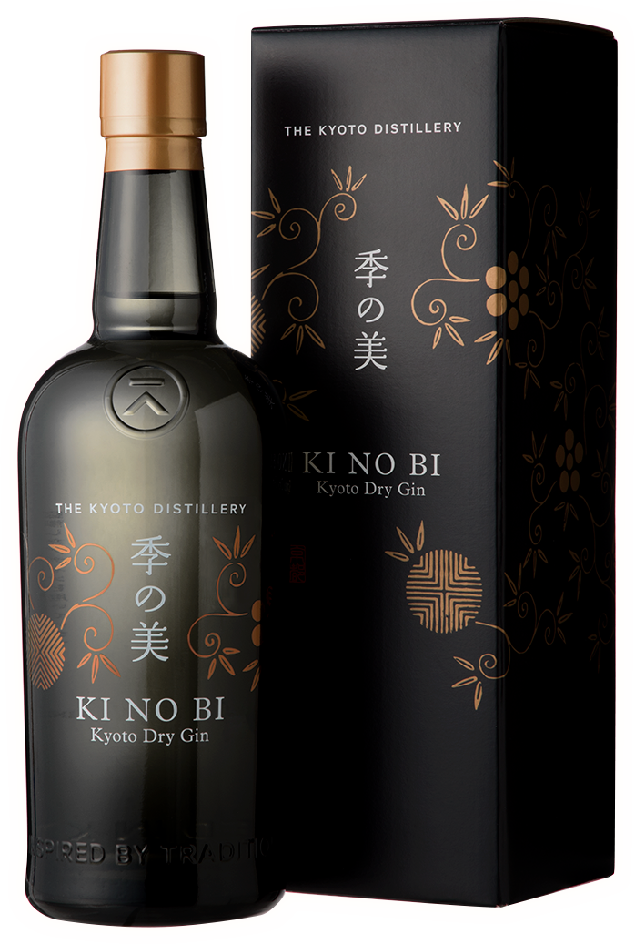 Kyoto Distillery K I N O B I Gin PNG with transparent background